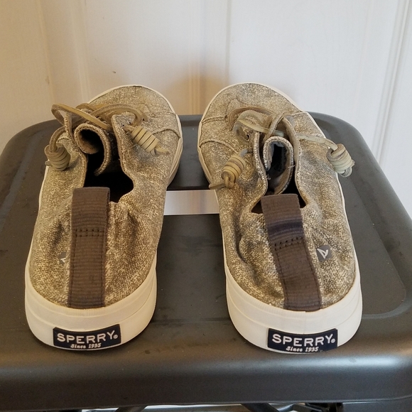 Sperry Women's  Top Sider  Gray White  Size 10 - Picture 4 of 15